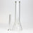 8" Clear glass beaker water bong_5