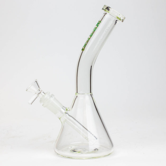 10" SPARK beaker thick glass bent neck water bong_9