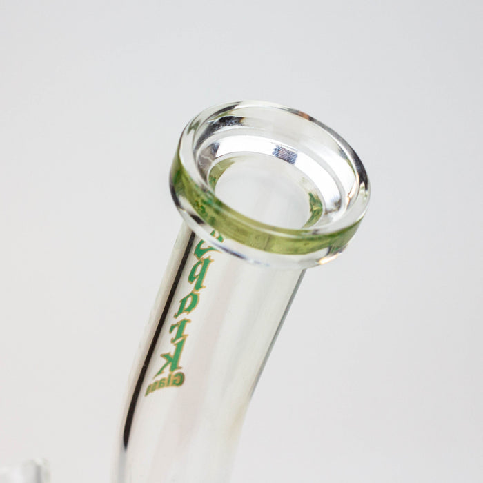 10" SPARK beaker thick glass bent neck water bong_10