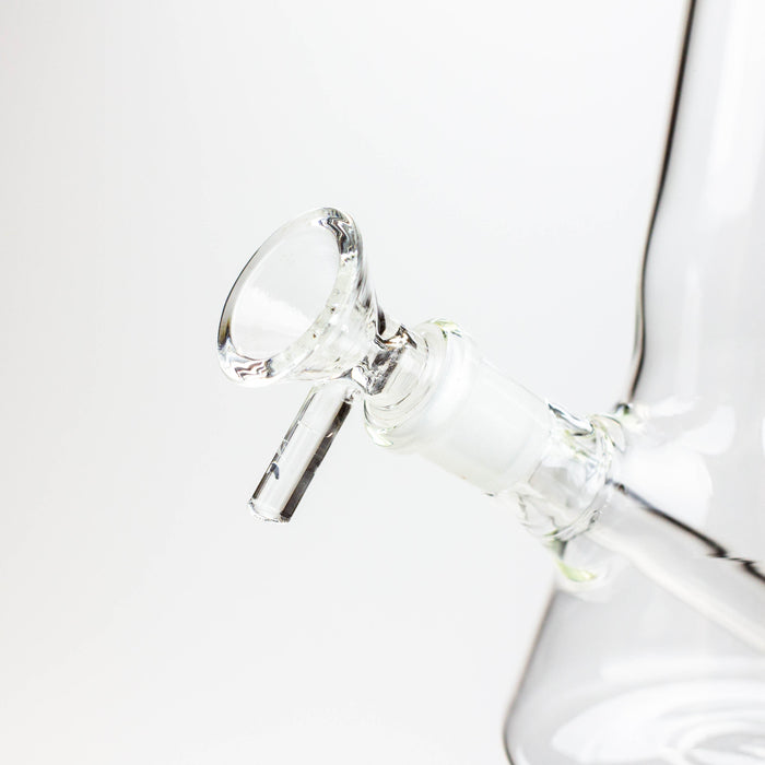 8" Clear glass beaker water bong [ WF001 ]_4