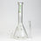 10" SPARK beaker thick glass bent neck water bong_2