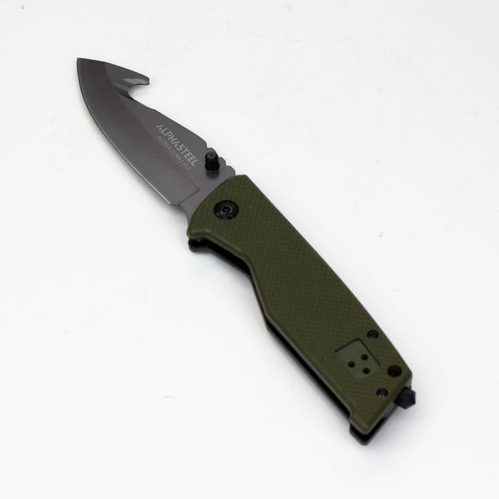 ALPHASTEEL Hunting Knife - Military Fold_0