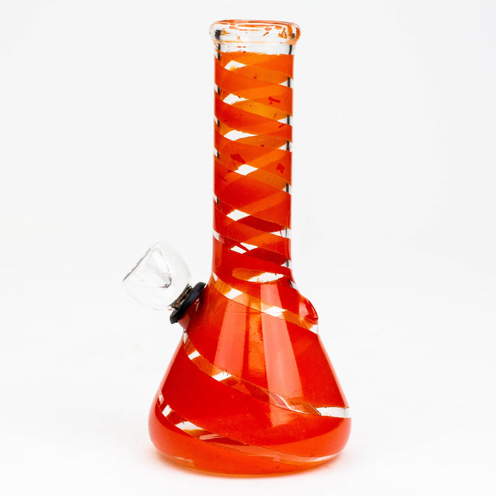 6" glass water bong_1