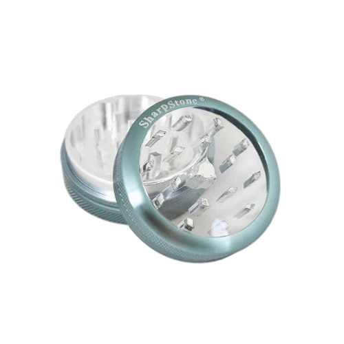 SharpStone® | CLEAR TOP 2 PIECE HERB GRINDER - 2.2" [ GRI906 ]_4