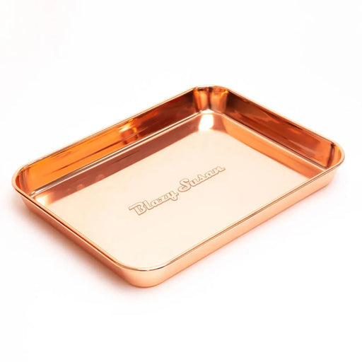 Blazy Susan | Pink stainless steel tolling tray_0