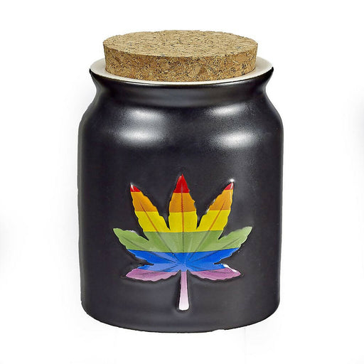 RAINBOW LEAF STASH JAR_0