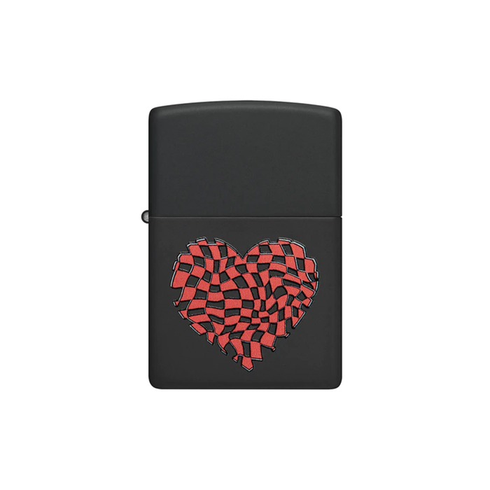 Zippo 48719 Checkered Heart_0