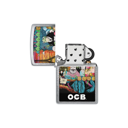 Zippo 200-110386 OCB Reg Chrome Rolling Tray Cafe Culture_1