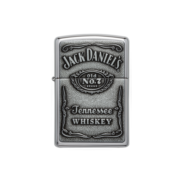 Zippo 250JD.427 Jack Daniel's® Label-Pewter Emblem_0